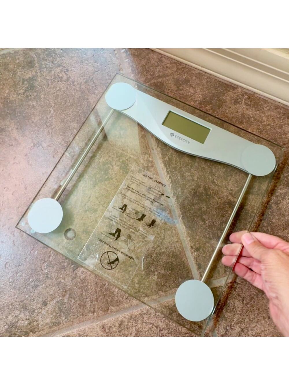 NIB Digital Bathroom Scale Etekcity Glass Body Weight Bathroom Scale LCD Display